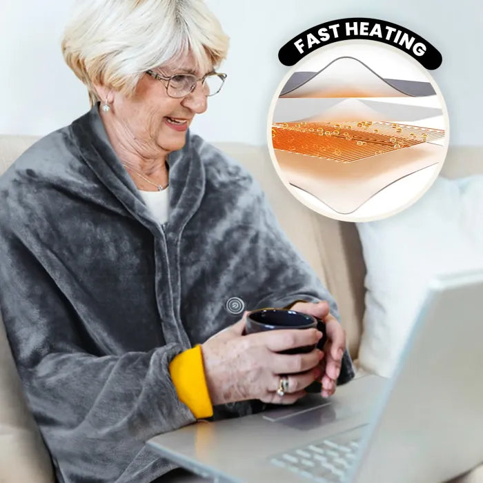ToastyHug™ Wearable Heated Blanket